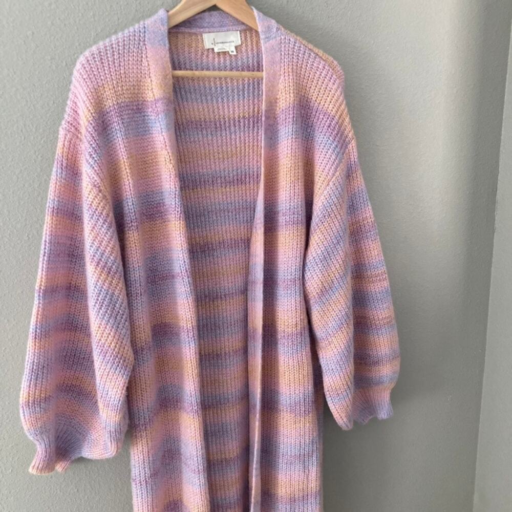Anthropologie Gavin Space-Dyed Kimono - Pink Purple - One Size - Picture 5 of 8